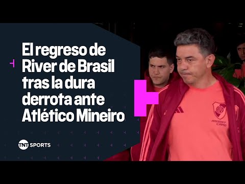 El regreso de River de Brasil tras la dura derrota ante Atlético Mineiro por Copa Libertadores El regreso de River de Brasil tras la dura derrota ante Atlético Mineiro por Copa Libertadores