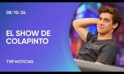 El show de Colapinto en televisión española