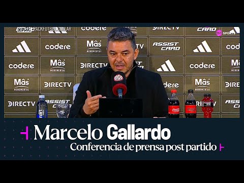 EN VIVO: Marcelo Gallardo habla en conferencia de prensa tras River vs. VÃ©lez