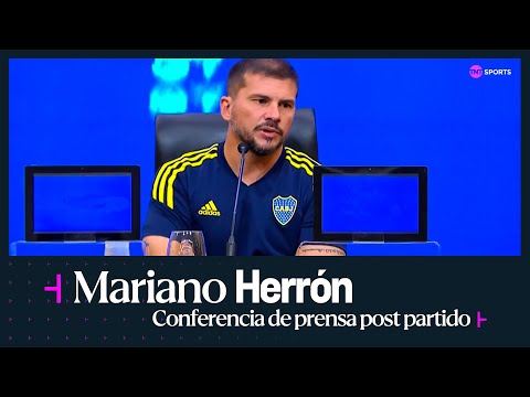 EN VIVO: Mariano HerrÃ³n habla en conferencia de prensa tras Boca vs. Argentinos