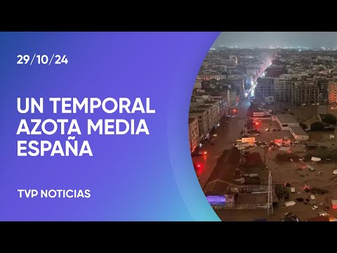 España: trágicas inundaciones en Valencia