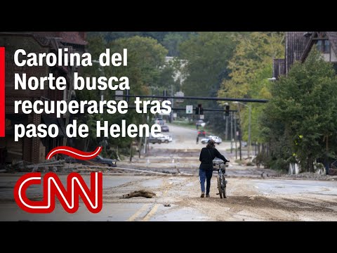 Esta es la situación en Asheville, Carolina del Norte, tras el paso de Helene