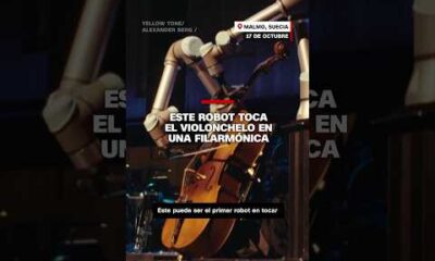 Este robot toca el violonchelo en una filarmónica