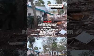 Estos son los daños provocados por el huracán #Helene en la Florida