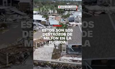 Estos son los destrozos del huracán #Milton en Florida