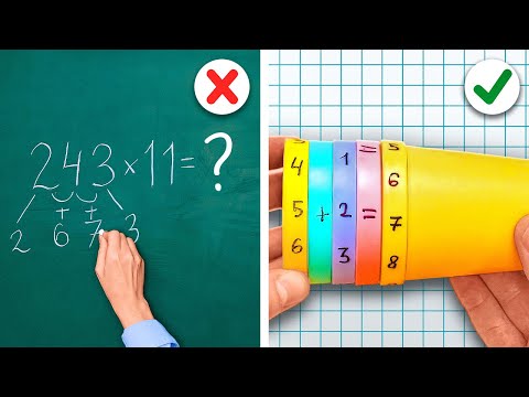 🎉 Trucos y manualidades escolares que les encantarán a los estudiantes✨ Ideas fáciles de bricolaje