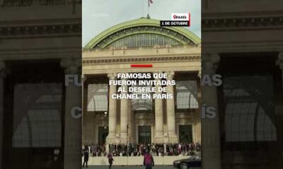 Famosas invitadas al desfile primavera-verano en #Chanel en París