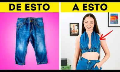 FORMAS MODERNAS DE REUTILIZAR JEANS VIEJOS 👖 CONSEJOS Y TRUCOS DE MODA