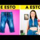 FORMAS MODERNAS DE REUTILIZAR JEANS VIEJOS 👖 CONSEJOS Y TRUCOS DE MODA