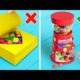 GADGET CASERO DE DULCES ARCOÍRIS 🍬 MANUALIDADES COLORIDAS PARA LA ESCUELA