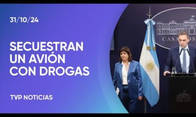 Gobierno: secuestro de un avión con drogas y novedades tras el paro