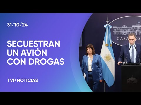 Gobierno: secuestro de un avión con drogas y novedades tras el paro Gobierno: secuestro de un avión con drogas y novedades tras el paro