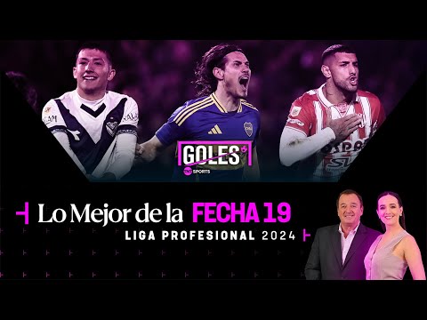 GOLES TNT Sports: Lo mejor de la fecha 19 del Torneo de la Liga 2024 del fÃºtbol argentino