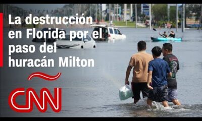 Imágenes muestran la destrucción del huracán Milton en su paso por Florida