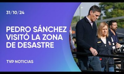 Inundaciones en España: Pedro Sánchez visitó la zona de desastre en Valencia