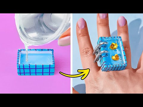 JOYERÍA DIY ADORABLE 😍 MANUALIDADES CON RESINA EPÓXICA