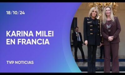 Karina Milei se reunió con Brigitte Macron en París