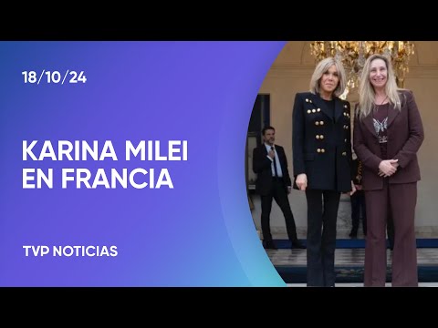 Karina Milei se reunió con Brigitte Macron en París Karina Milei se reunió con Brigitte Macron en París