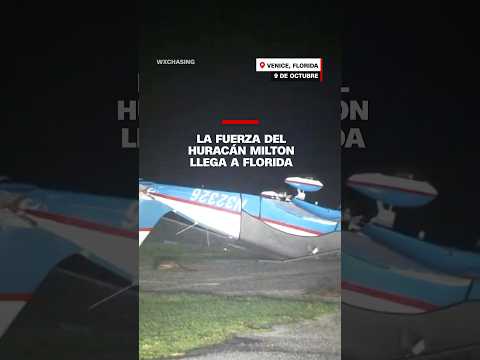 La fuerza del huracán Milton llega a Florida La fuerza del huracán Milton llega a Florida