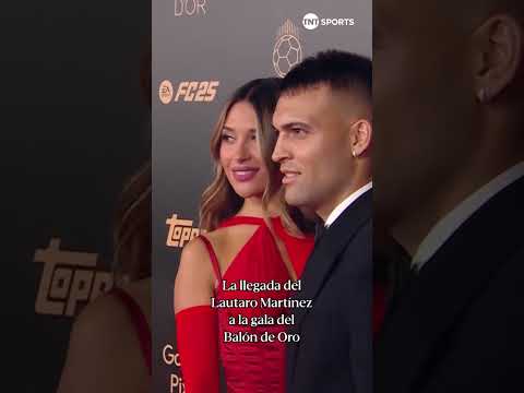 La llegada de Lautaro MartÃnez a la gala del #BalonDeOro2024 La llegada de Lautaro MartÃnez a la gala del #BalonDeOro2024