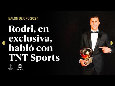 La palabra del GANADOR del BALÃN DE ORO: RODRI, EN EXCLUSIVA con TNT SPORTS La palabra del GANADOR del BALÃN DE ORO: RODRI, EN EXCLUSIVA con TNT SPORTS