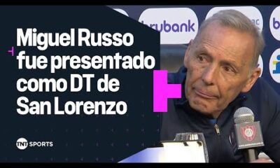 La presentaciÃ³n de MIGUEL ÃNGEL #RUSSO como nuevo DT de #SanLorenzo ðµð´