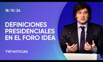 Las definiciones de Javier Milei en el Coloquio de IDEA