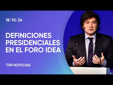 Las definiciones de Javier Milei en el Coloquio de IDEA
