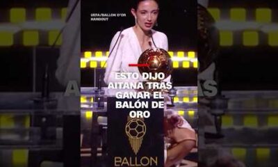 Las palabras de Aitana Bonmatí tras ganar el Balón de Oro 2024