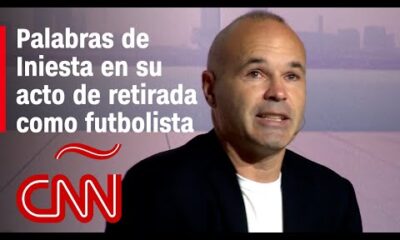 Las palabras de Andrés Iniesta en su acto de retirada como futbolista