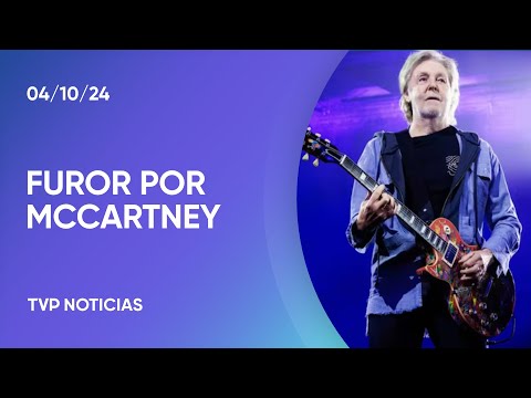 Los fans esperan con ansias a Paul McCartney