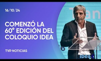 Luis Caputo expuso en el Coloquio de IDEA en Mar del Plata