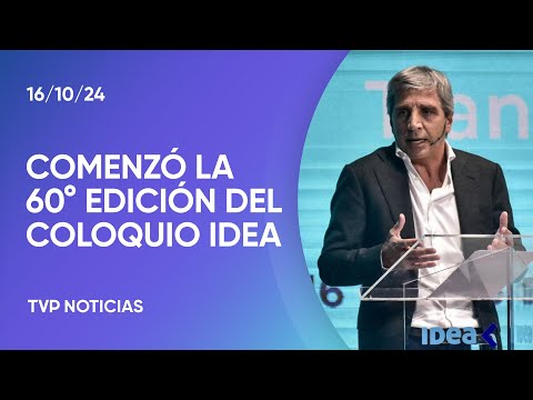 Luis Caputo expuso en el Coloquio de IDEA en Mar del Plata