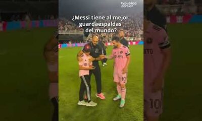 ¿Messi tiene al mejor guardaespaldas del mundo?