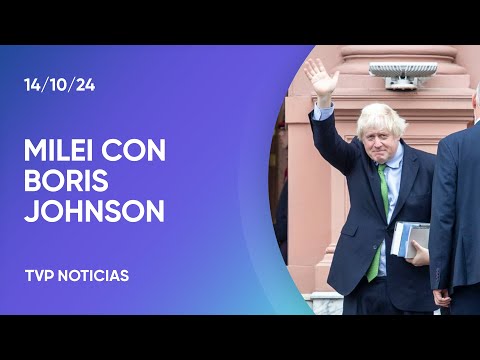 Milei recibió al exprimer ministro británico Boris Johnson Milei recibió al exprimer ministro británico Boris Johnson