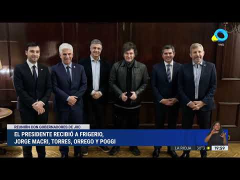 Milei se reunió con gobernadores de Juntos por el Cambio Milei se reunió con gobernadores de Juntos por el Cambio