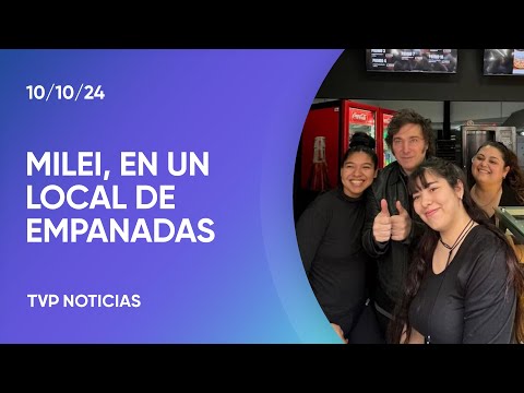 Milei visitó el local donde se refugió el influencer Fran Fijap