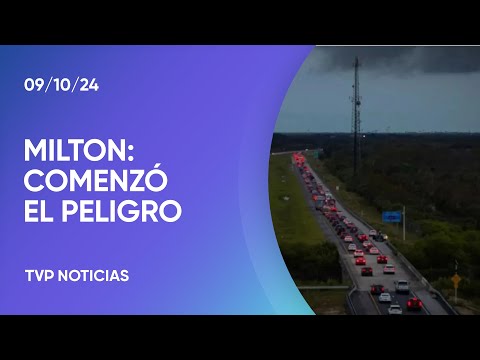 Milton tocó tierra en Florida Milton tocó tierra en Florida