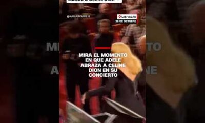 Mira el momento en que Adele abraza a Celine Dion en su concierto