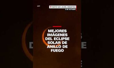 Mira las mejores imágenes del eclipse solar de anillo de fuego