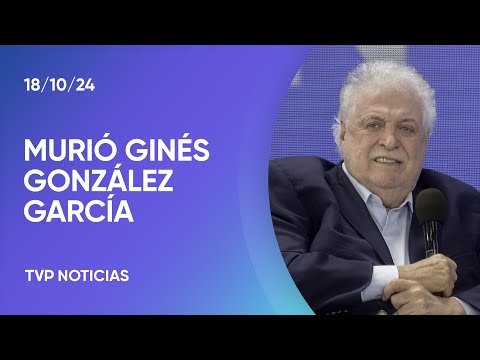Murió el exministro de Salud Ginés González García