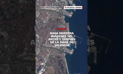 NASA muestra imágenes del antes y después de la DANA en Valencia