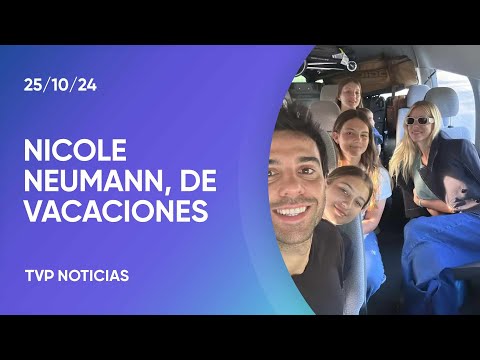 Nicole Neumann, en México, junto a su familia Nicole Neumann, en México, junto a su familia
