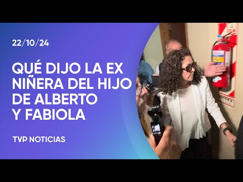 Qué declaró la ex niñera del hijo de Alberto y Fabiola