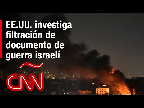 ¿Qué dice el documento de guerra filtrado sobre los planes de Israel?