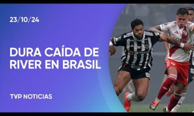 River fue superado y perdió por goleada ante Mineiro en Brasil