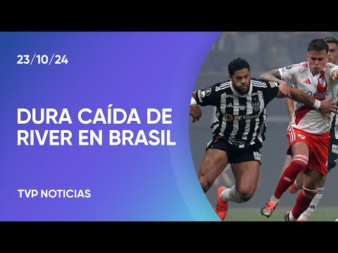 River fue superado y perdió por goleada ante Mineiro en Brasil River fue superado y perdió por goleada ante Mineiro en Brasil