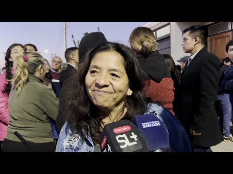 Rosana Ramírez, vecina del barrio Serranías Puntanas Rosana Ramírez, vecina del barrio Serranías Puntanas