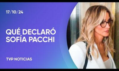 Sofía Pacchi se presentó en Comodoro Py para declarar en la causa contra Alberto Fernández