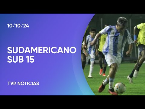 Sub 15: Argentina empató 2-2 ante Ecuador